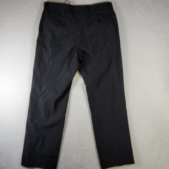 Banana Republic Classic Fit Dress Pants 34x32 Gray Pinstripe 100% Cotton Bahrain - Picture 6 of 9